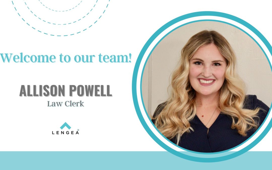 Welcome Law Clerk, Allison Powell