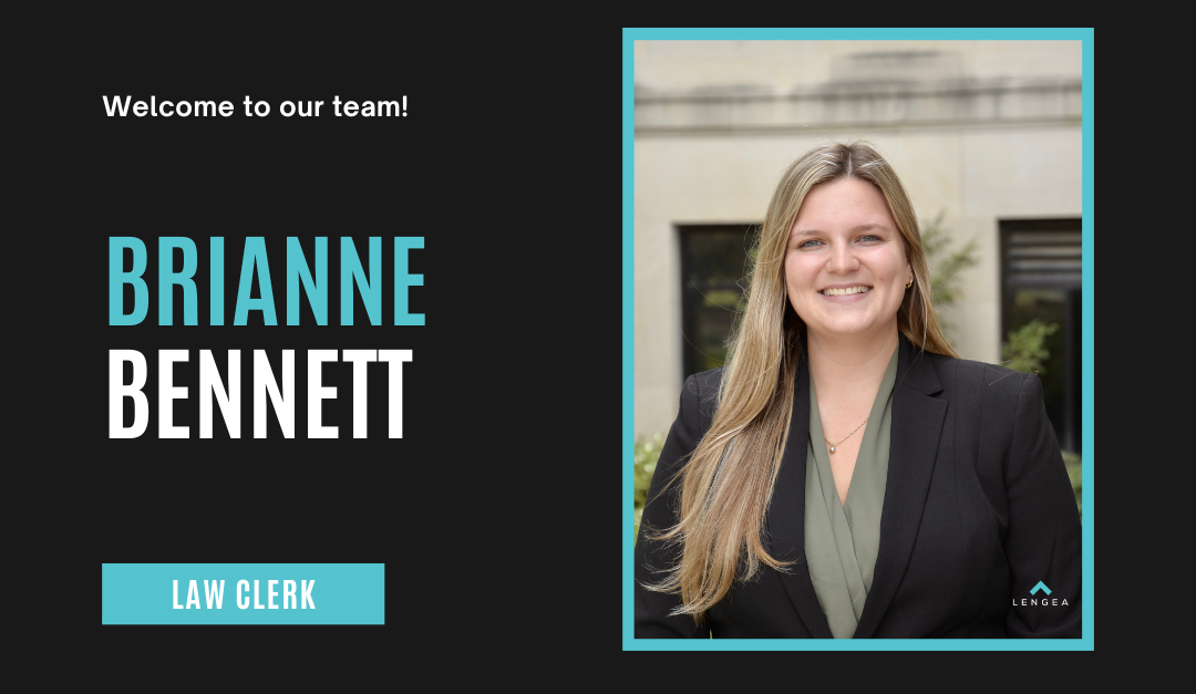 Welcome to our team, Brianne Bennett