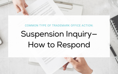 Common Type of Trademark Office Action: Suspension Inquiry—How to Respond